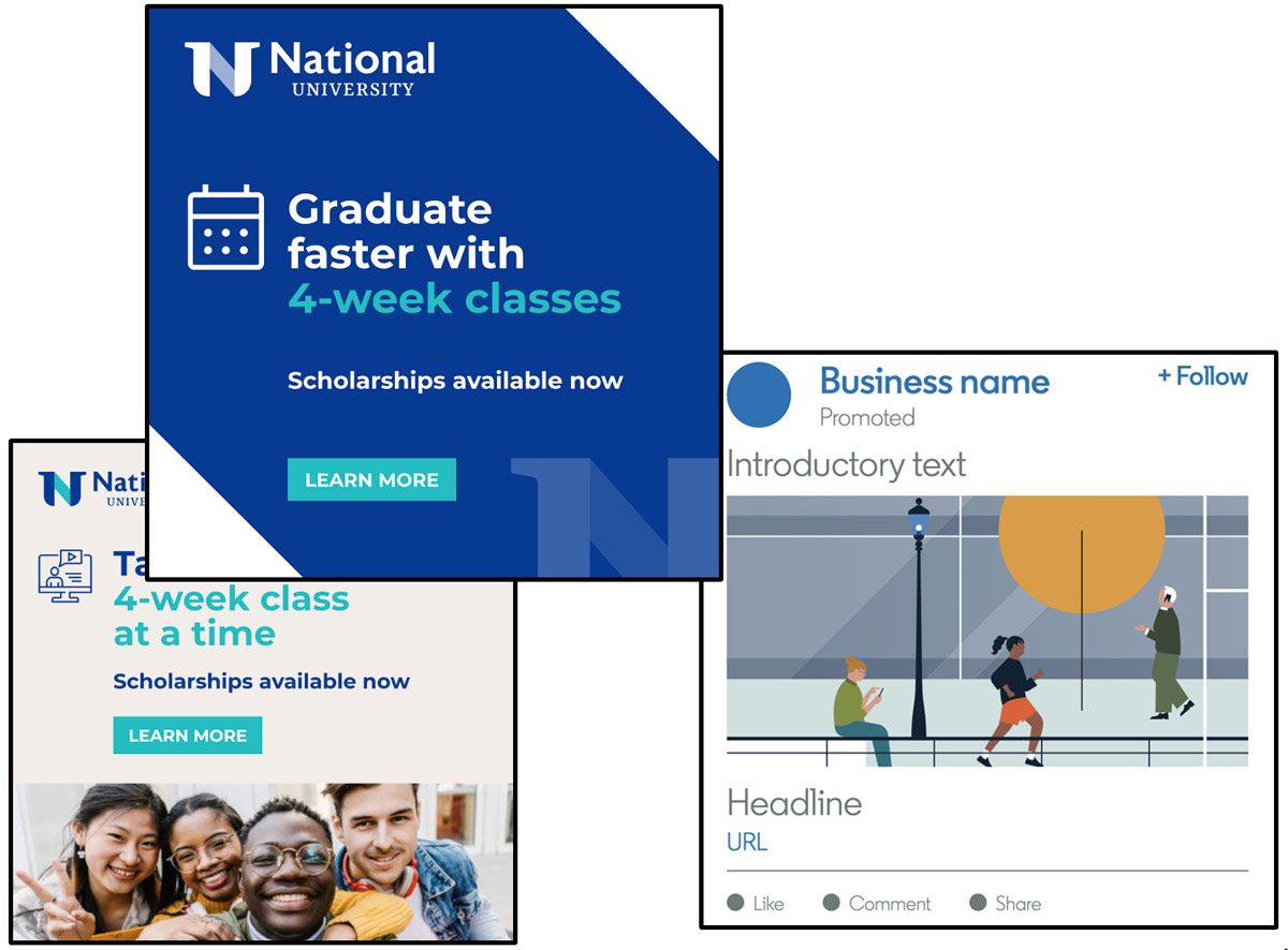 Social media copywriting for National University