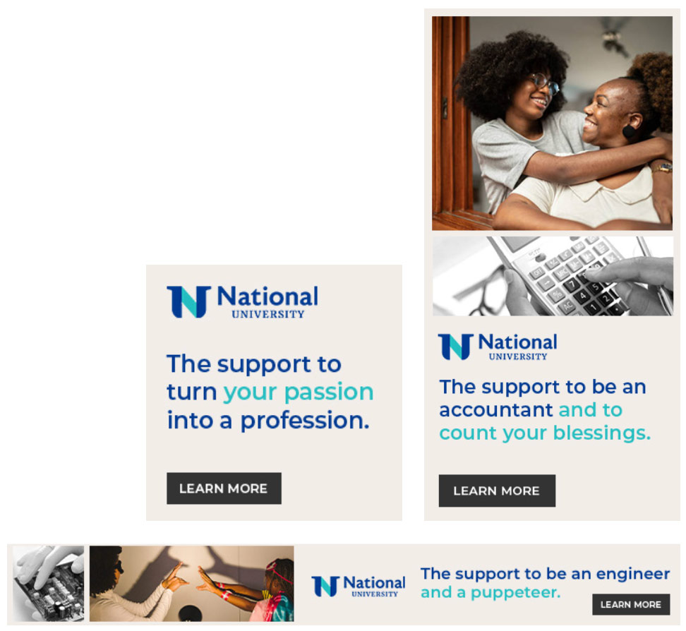 Equality Online Ad Banner Copywriting