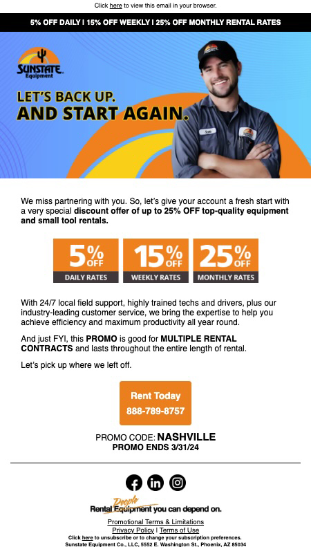 Sunstate AZ copywriting