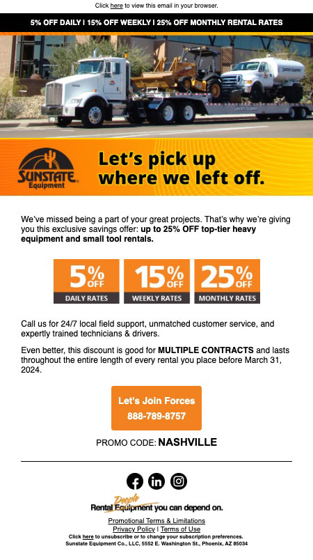 Sunstate AZ copywriting